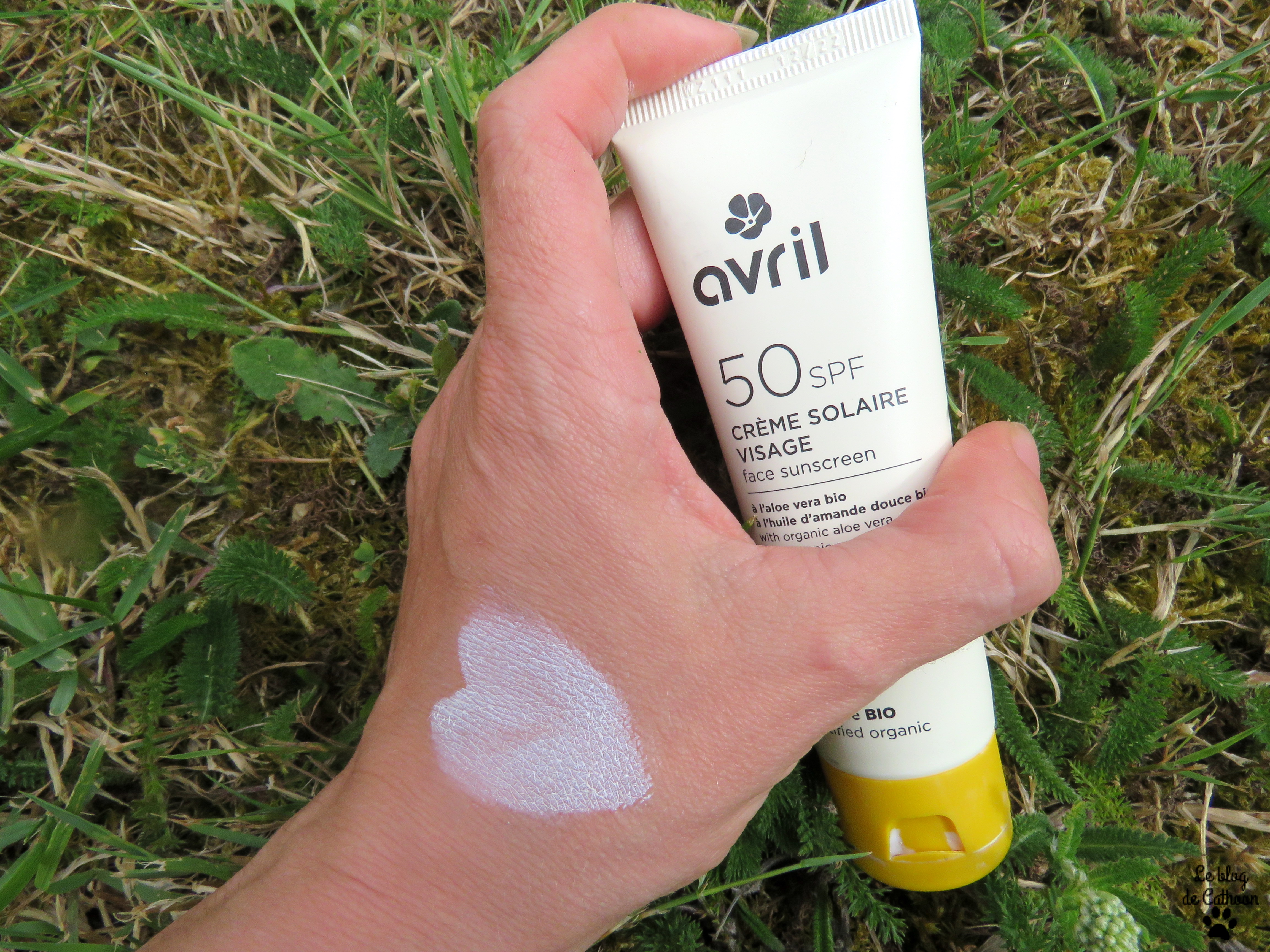 Crème Solaire Visage 50SPF - Avril