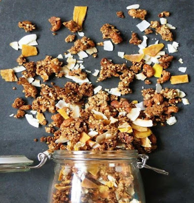 Crunchy Mango & Cardamom Granola