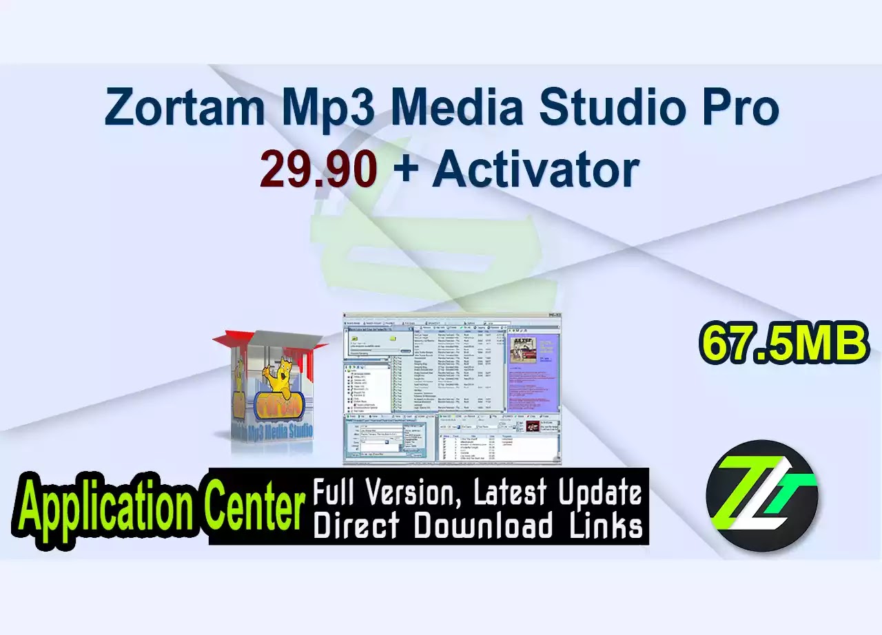 Zortam Mp3 Media Studio Pro 29.90 + Activator