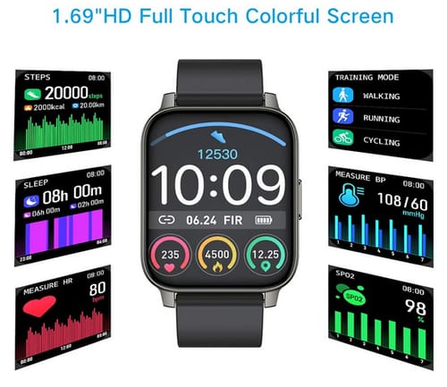 2021 Motast Men Women Fitness Tracker Smart Watch