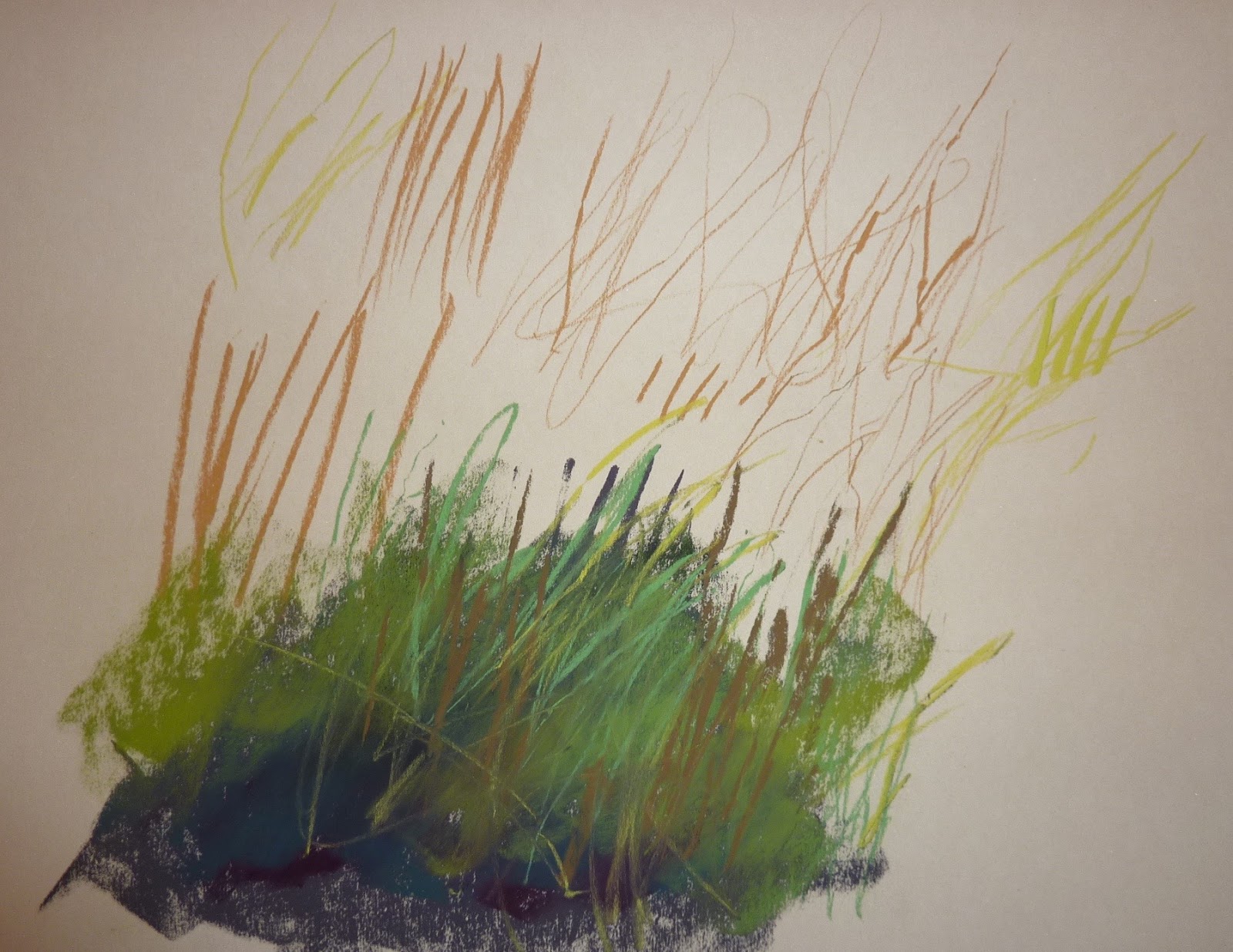 Painting My World: How to Paint Grass with Pastels...New YouTube Video