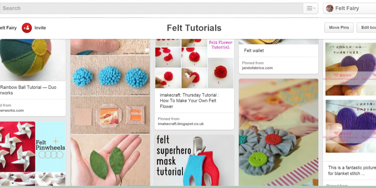 Felt Tutorials on Pinterest