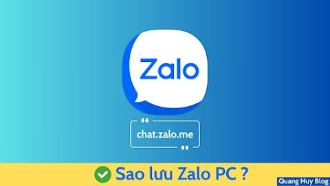 Hướng dẫn sao lưu tin nhắn Zalo trên PC