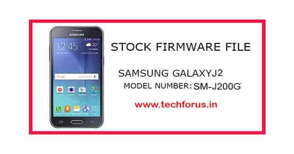 Flash Samsung Galaxy SM-J200G, stock ROM (Flash File ...