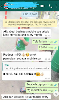 ibu tunggal, kursus spa, bisnes spa, youth shaklee, spa shaklee, trainer kuantan, trainer spa, trainer pahang, twb, the walking beauty, spa, facial, servis