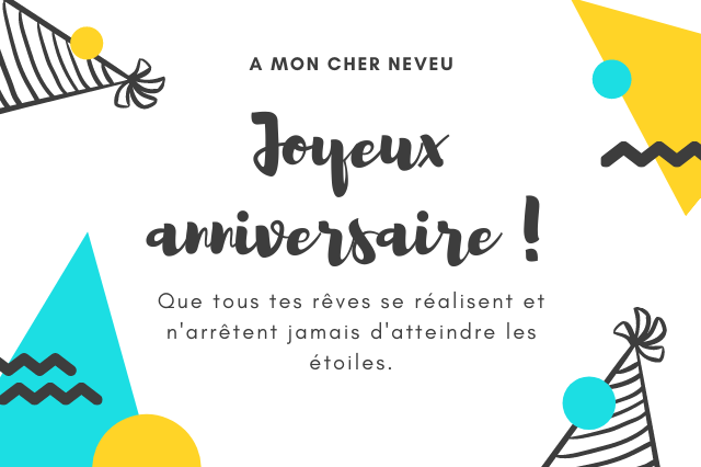 Textes Anniversaire Pour Mon Neveu Textes Anniversaire