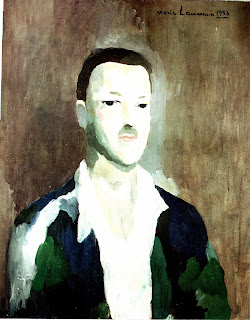 W. Somerset Maugham, portrait by Marie Laurencin in Purely For My Pleasures