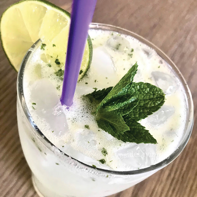 Lime and Mint Fizzy Mojito