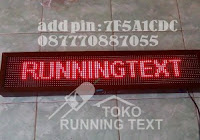 LED DISPLAY RUNNING TEXT