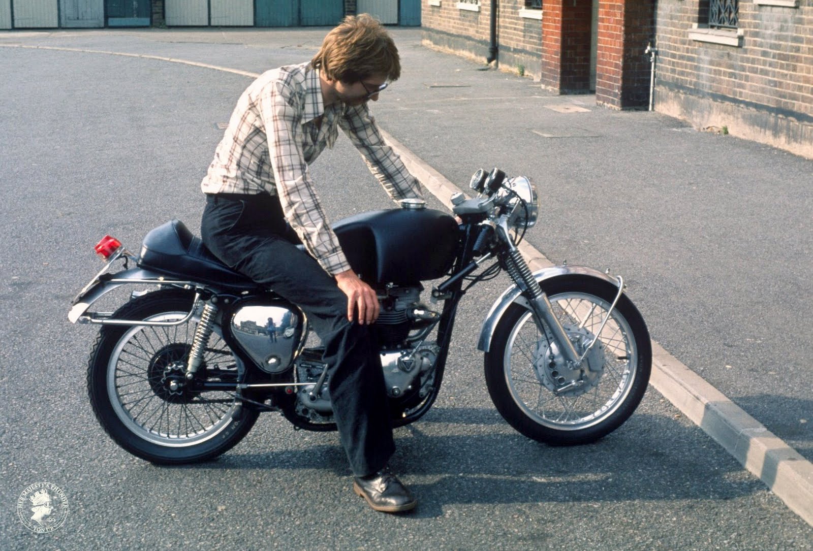 triumph triple speed on top gear TriBSA Cafe Racer