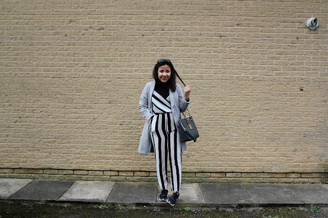 Ways to wear a striped jumpsuit