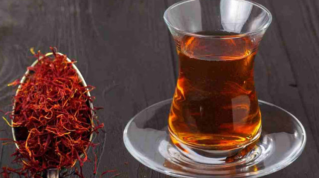 Great saffron tea benefits for improving psychological health.