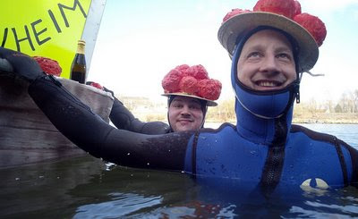 Neuburg Ice Swimming 2009 Funny Picture