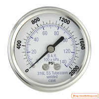 Đồng hồ nước thang đo PSI