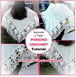 Poncho para tejer