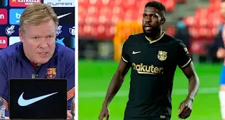 'Umtiti has improved physically a lot. I see him doing fine': Koeman