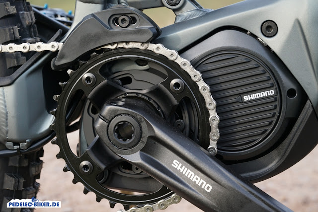 Im e-MTB kommen der Shimano E8000 und E7000 zum Einsatz