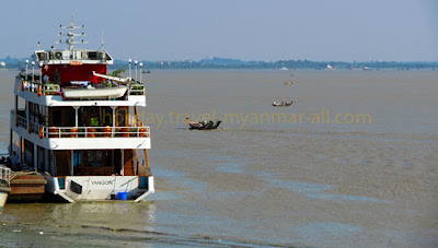 Yangon River Tour with a bigger ship