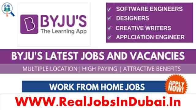 BYJUS Careers Jobs Vacancies In Dubai – UAE 2023