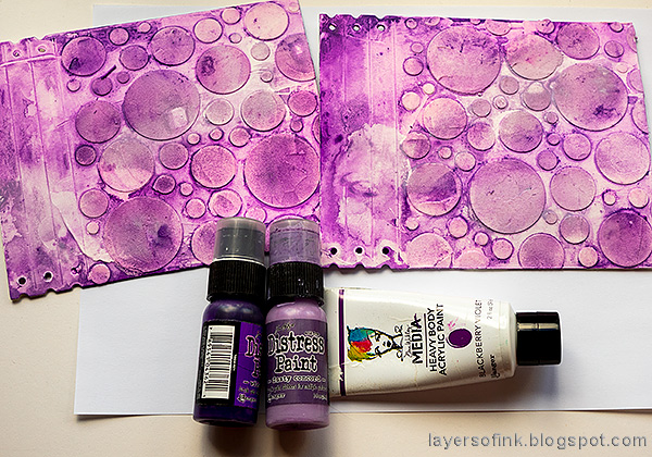 Layers of ink - Foiled Folio Tutorial by Anna-Karin Evaldsson.