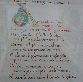 Cançó de Santa Fe de Agen escrita hacia 1040-1060.