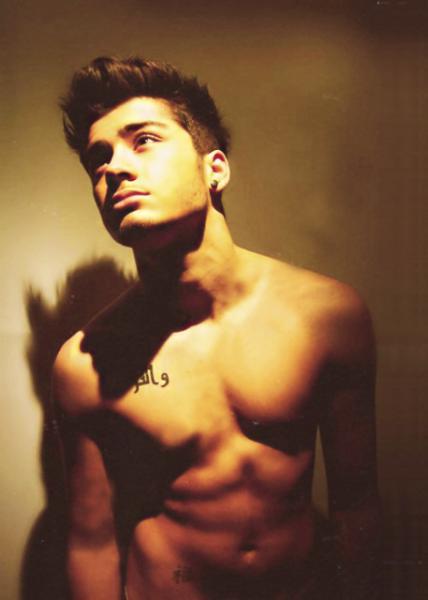 Zayn Malik Shirtless