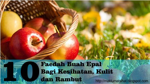 10 Faedah Buah Epal Bagi Kesihatan, Kulit dan Rambut