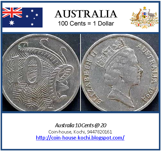 Australia 10 Cents @ 20