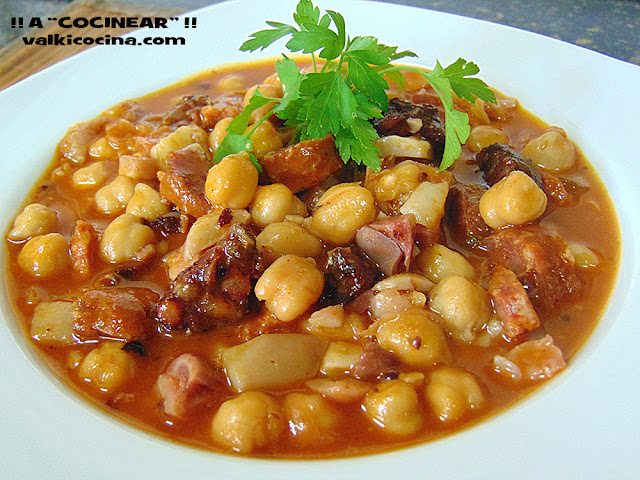 callos con garbanzos rápidos a la andaluza