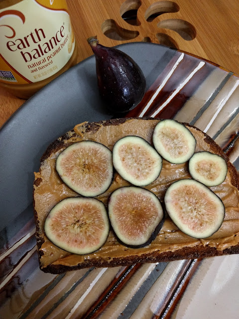 Fig & Peanut Butter Toast - perfect for post-run