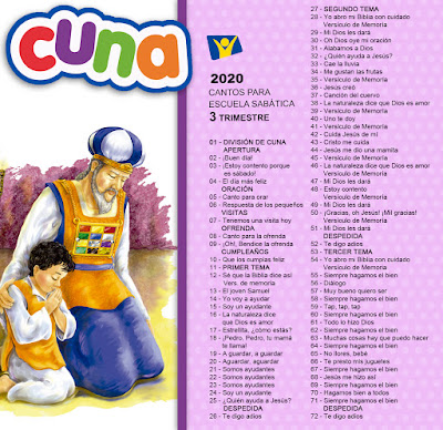 Cantos para la Clase de Cuna 3er Trimestre 2020