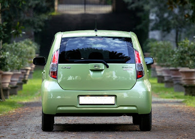 Daihatsu Sirion rear view Saudi