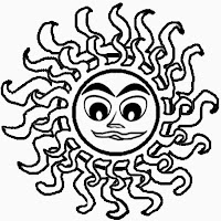In the midpoint of our cosmic Solar System the earth has a big yellow hot plasma ball call Free Art Sun Summer Coloring Pages To Print For Kids Activities.