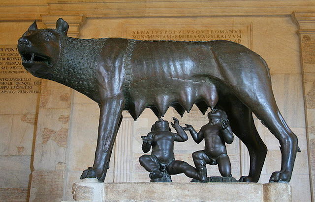 Romulus and Remus with the Capitoline Wolf