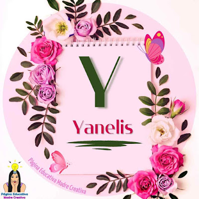 Cartel para imprimir del nombre Yanelis gratis