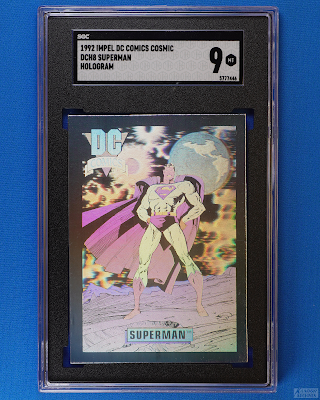 1992 Impel DC Cosmic Cards - Hologram Hall of Fame - DCH8 - Superman