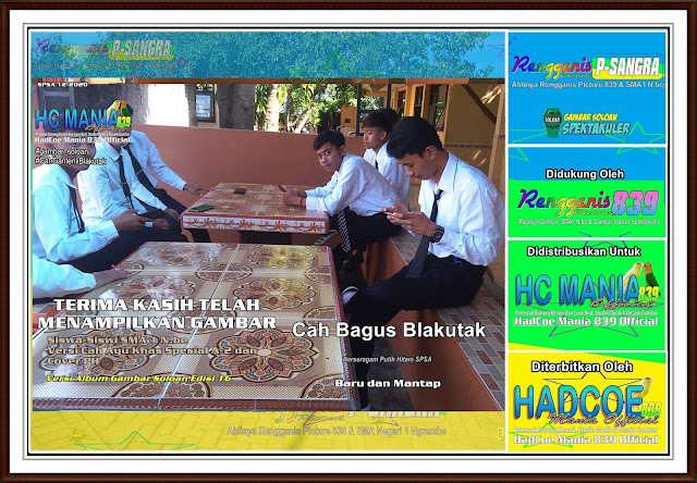Gambar Soloan Spektakuler - Gambar SMA Soloan Spektakuler Cover Putih Hitam SPSA - 16 RG