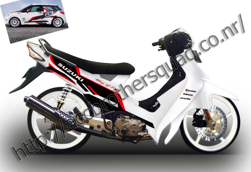 Otomotif bike: Modifikasi Suzuki Smash 110
