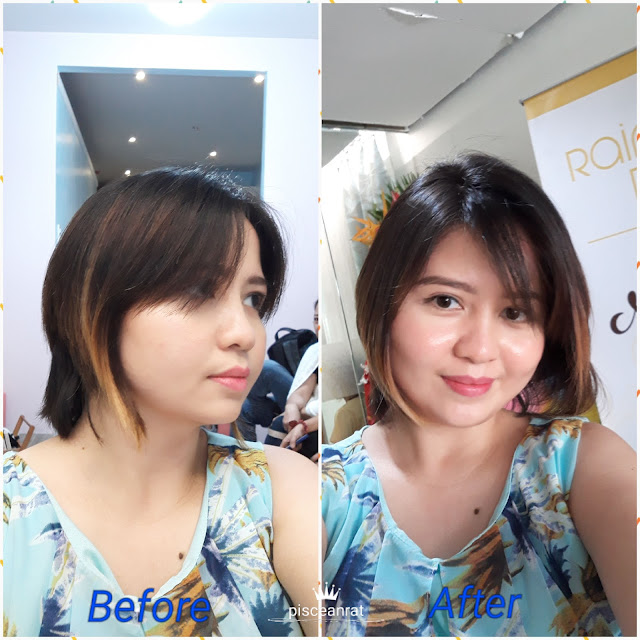  Olaplex done that day was 2 steps only (the third is supposed to be a take home product).   Procedure: 1st step, the golden liquid is applied, after a few minutes, 2nd step white cream is utilized. Leave on then rinse. Blowdry and style...