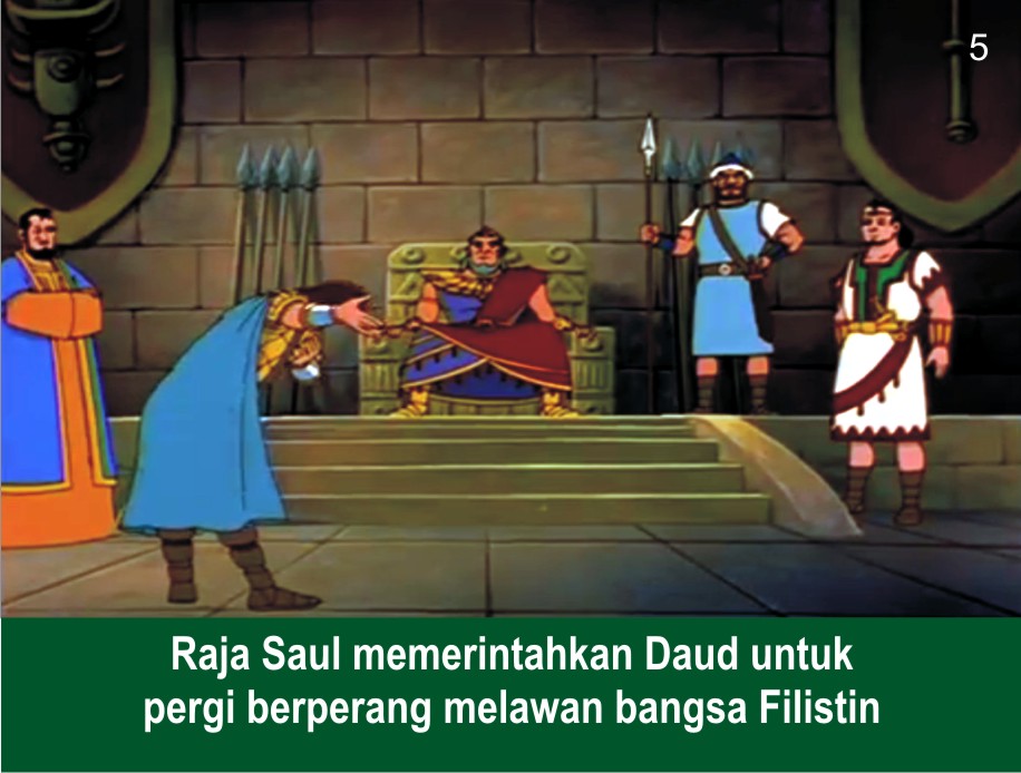 Komik Alkitab Anak: Raja Saul dan Prajurit Daud