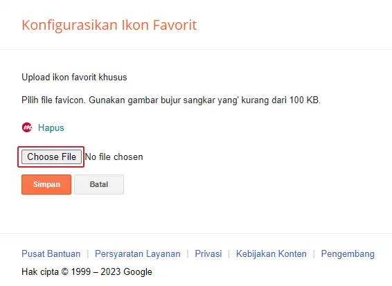 Cara Mengganti Favicon Bawaan Blogger Terbaru