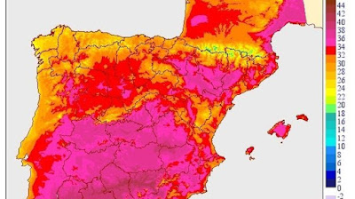 OLA DE CALOR AZOTARA ESPAÑA