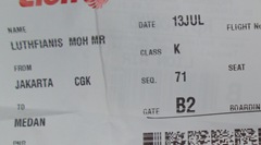 Tiket Ke Medan