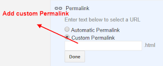 Add a custom permalink to make your post SEO-friendly.