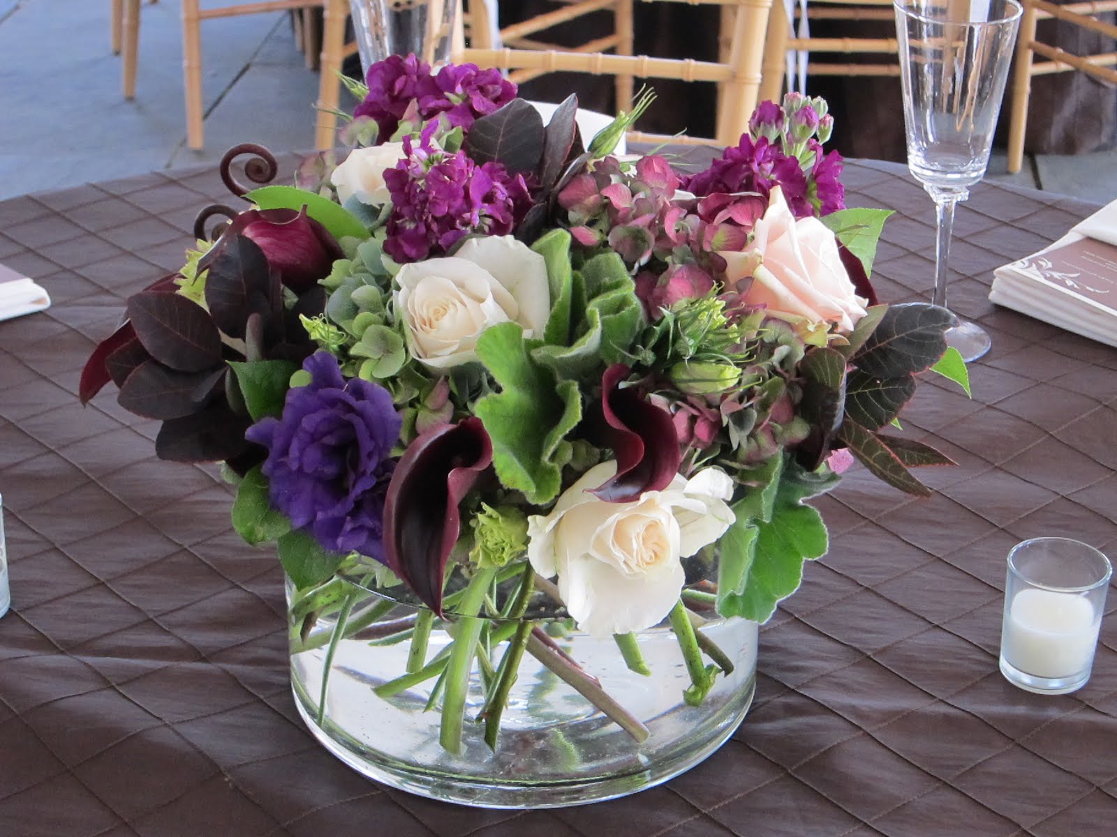 Purple Fall Wedding at the