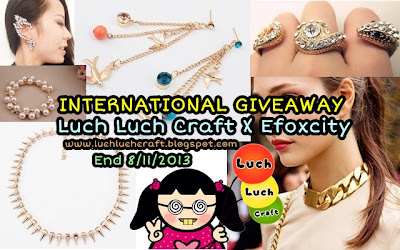 INTERNATIONAL GIVEAWAY: Luch Luch Craft X Efoxcity