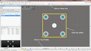 creating footprint for N connector