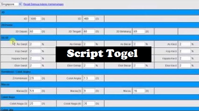 Script Togel