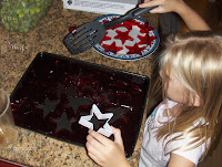 red jello jiggler stars