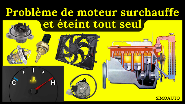 Problème de moteur surchauffe et éteint tout seul